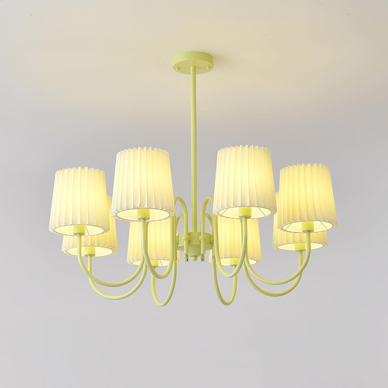 Isolora Fabric Chandelier-Neutral Decor
