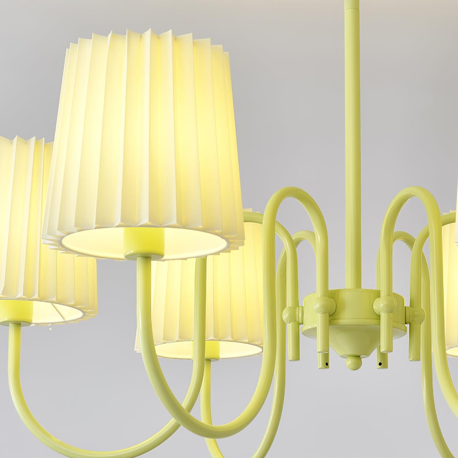 Isolora Fabric Chandelier-Neutral Decor