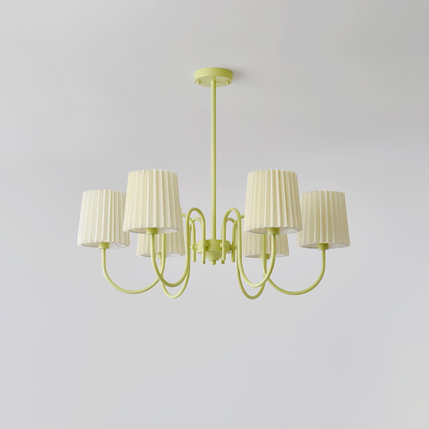 Isolora Fabric Chandelier-Neutral Decor
