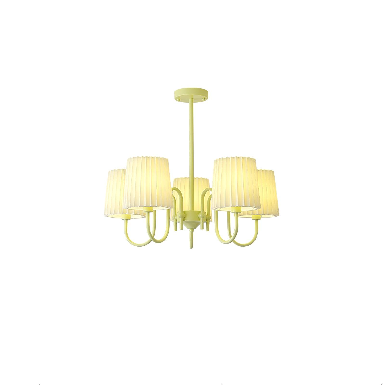 Isolora Fabric Chandelier-Neutral Decor