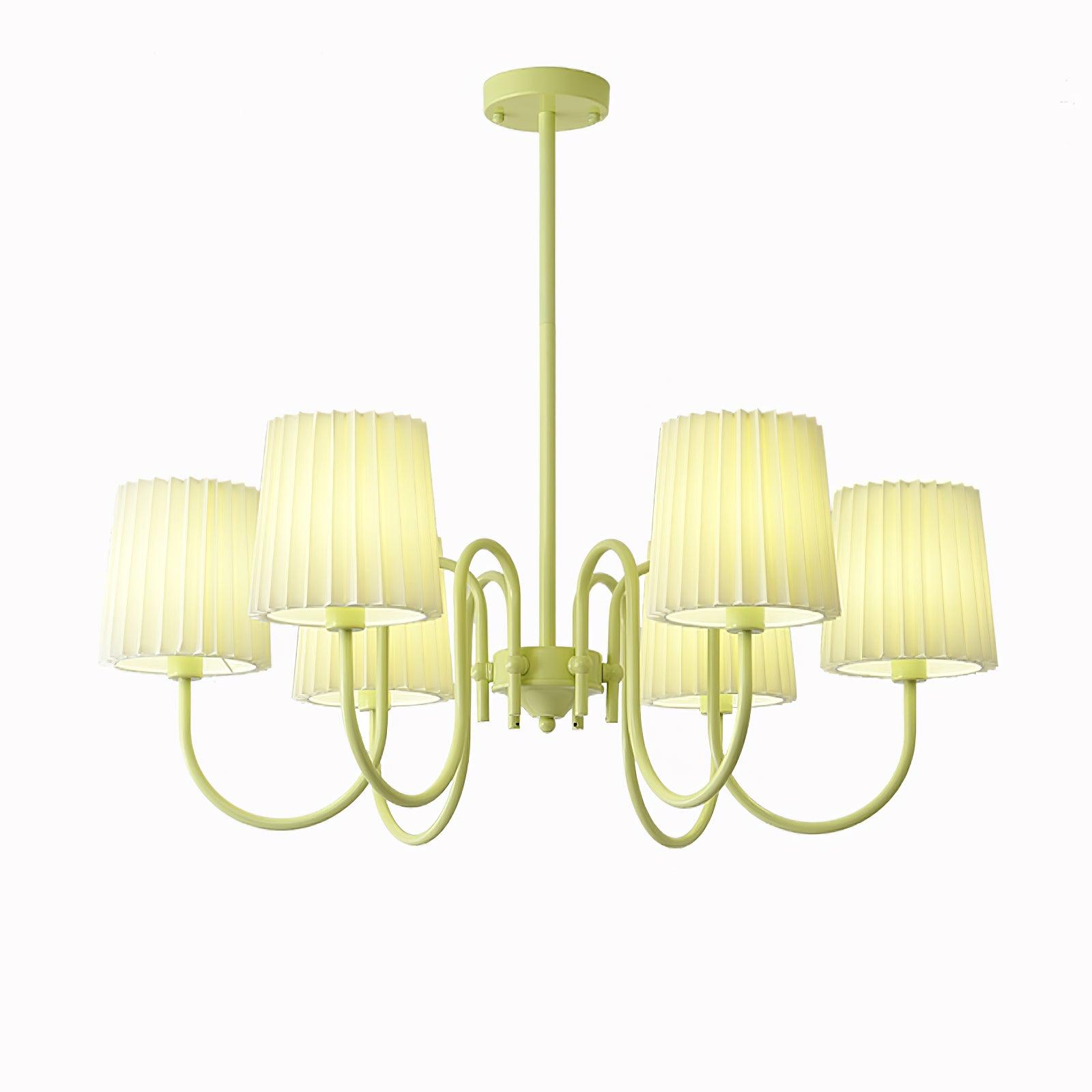 Isolora Fabric Chandelier-Neutral Decor