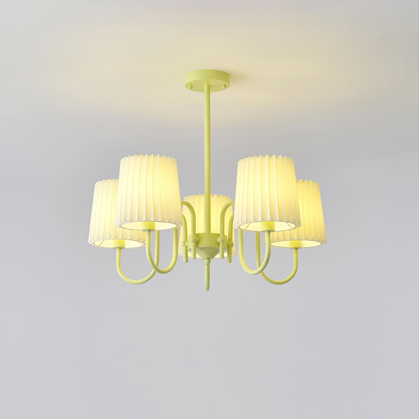 Isolora Fabric Chandelier-Neutral Decor
