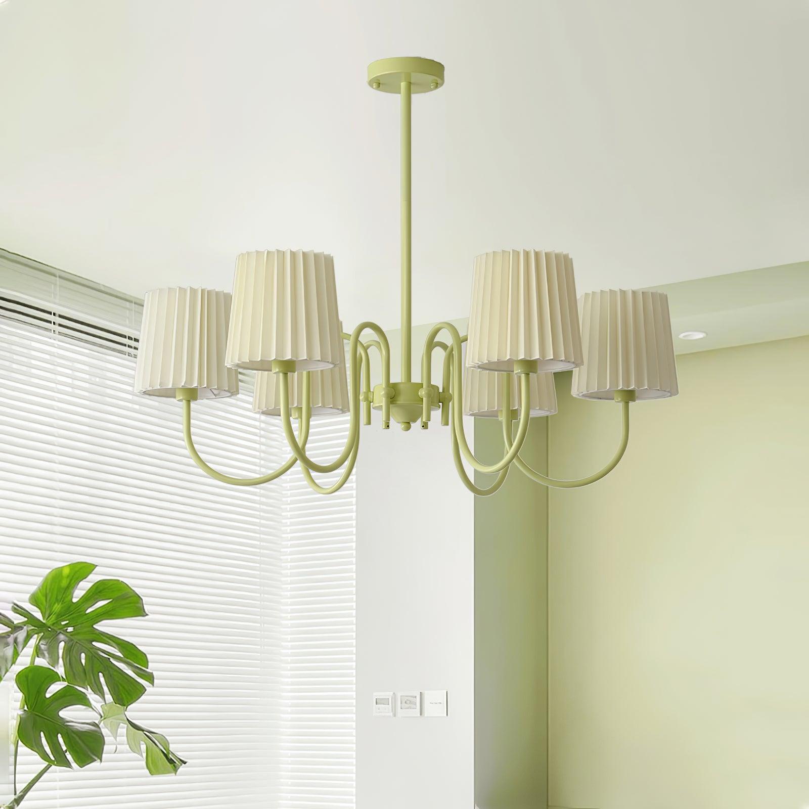 Isolora Fabric Chandelier-Neutral Decor
