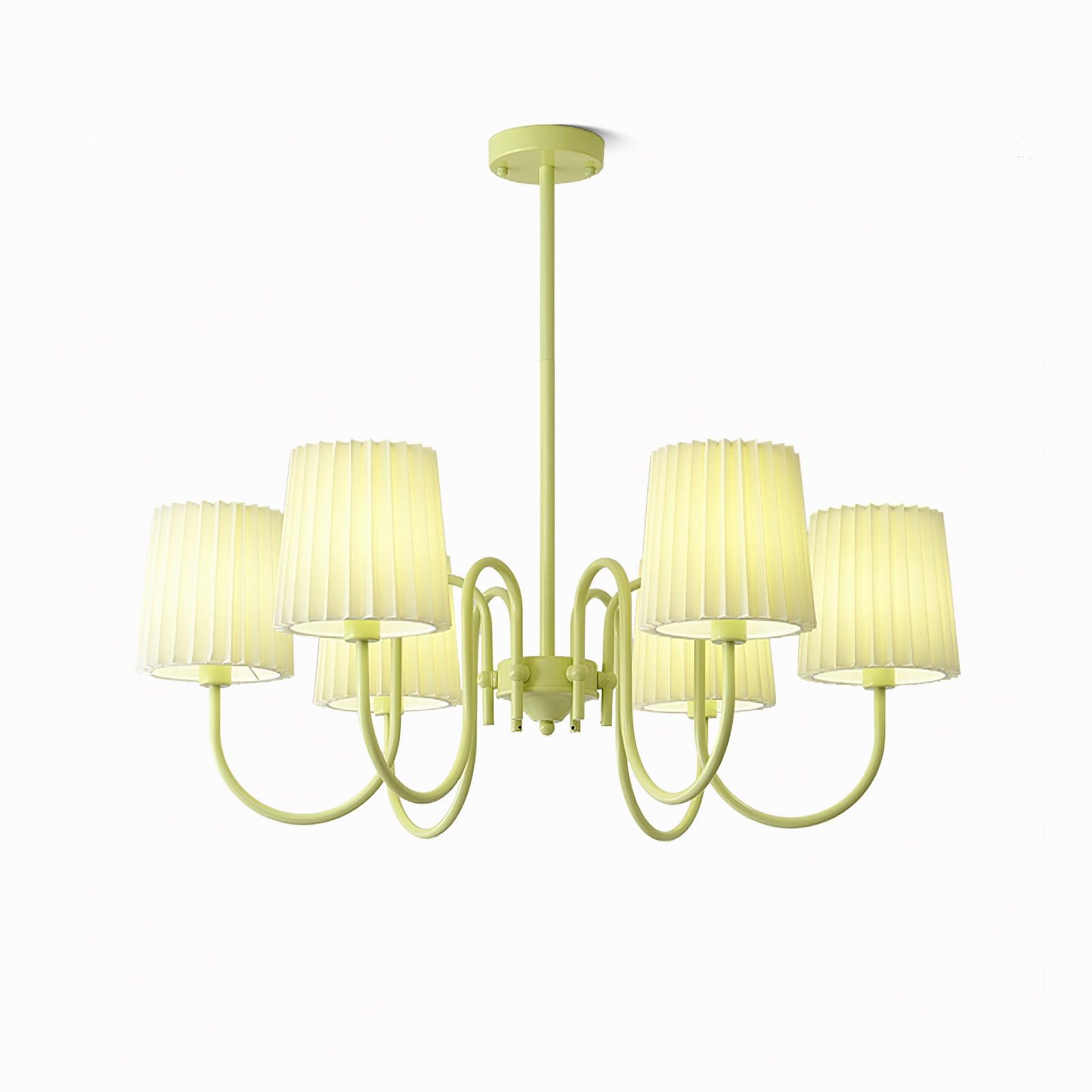 Isolora Fabric Chandelier-Neutral Decor