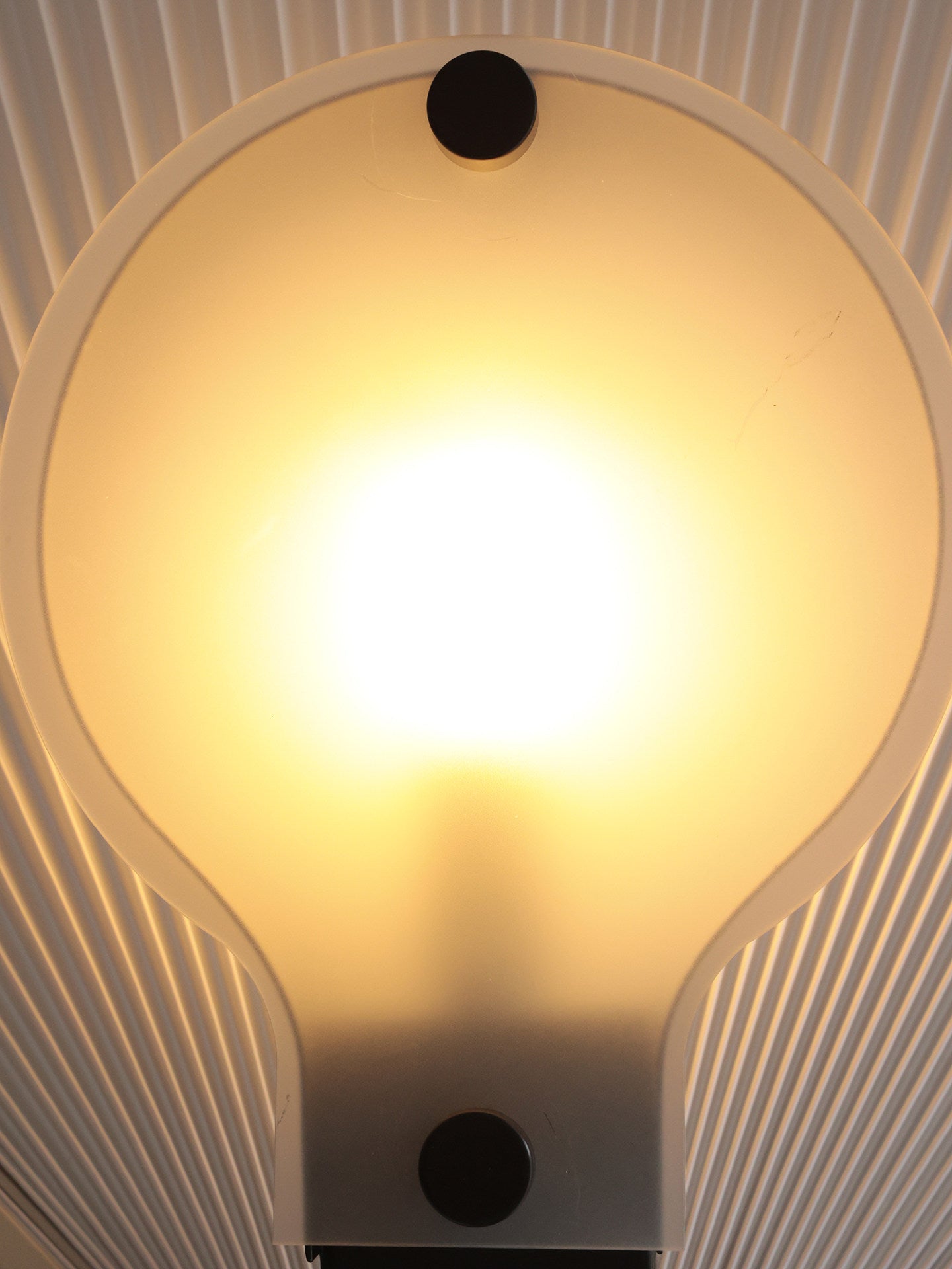 Pleated Fan Floor Lamp-Neutral Decor