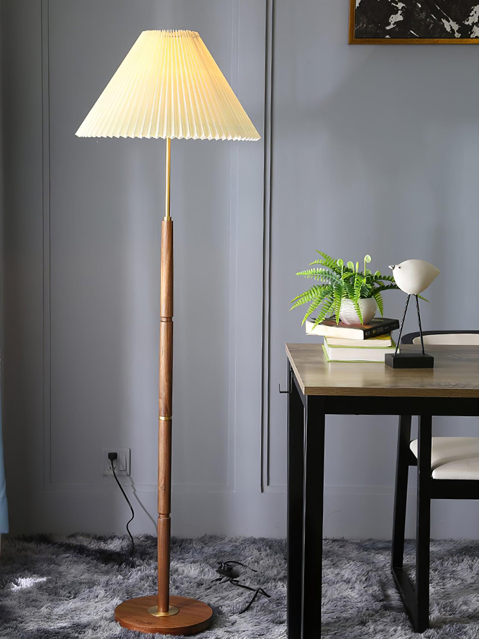 Nomino Minimalist Wood Floor Lamp-Neutral Decor