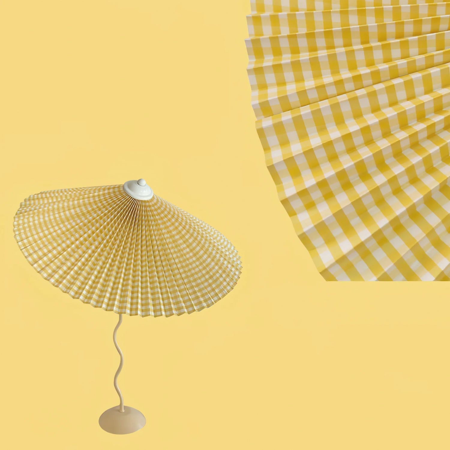 Krenis Fabric Artistic Table Lamp-Neutral Decor