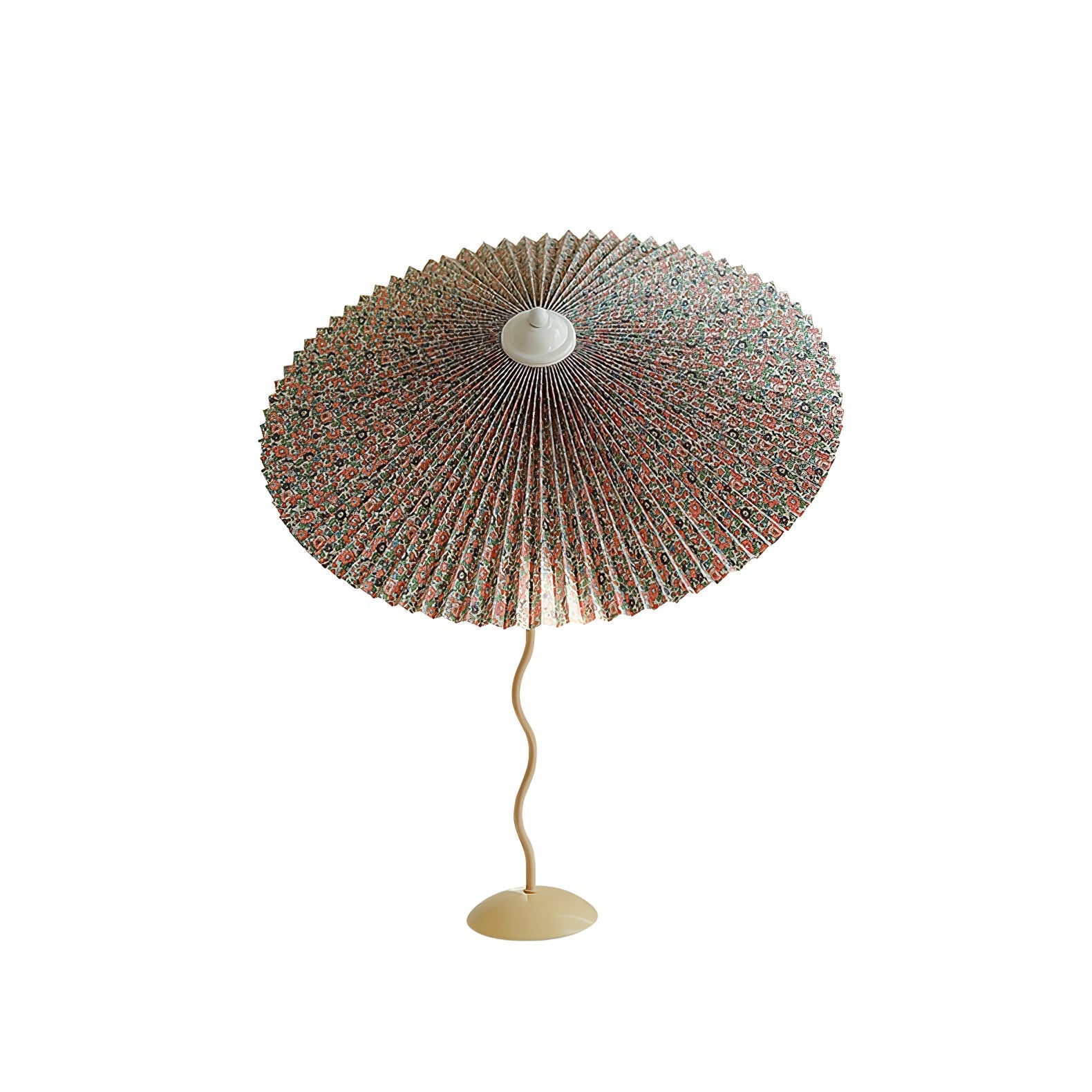 Krenis Fabric Artistic Table Lamp-Neutral Decor