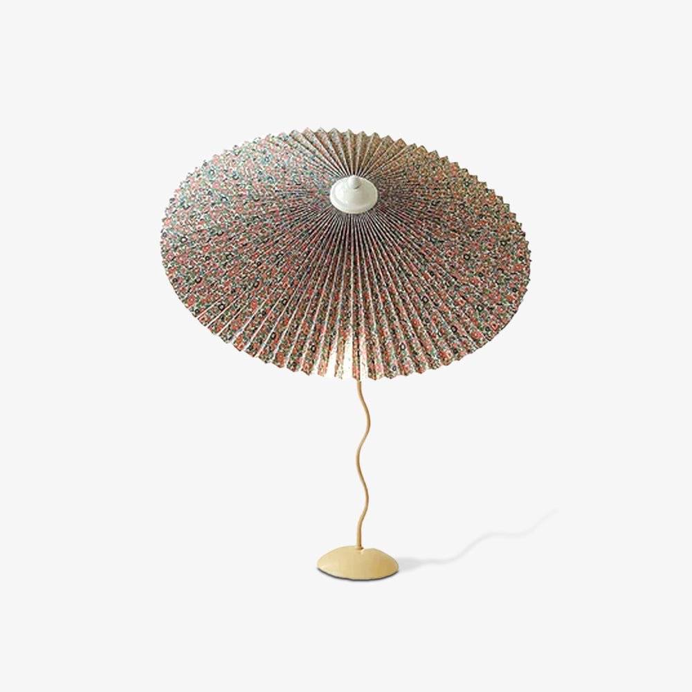 Krenis Fabric Artistic Table Lamp-Neutral Decor