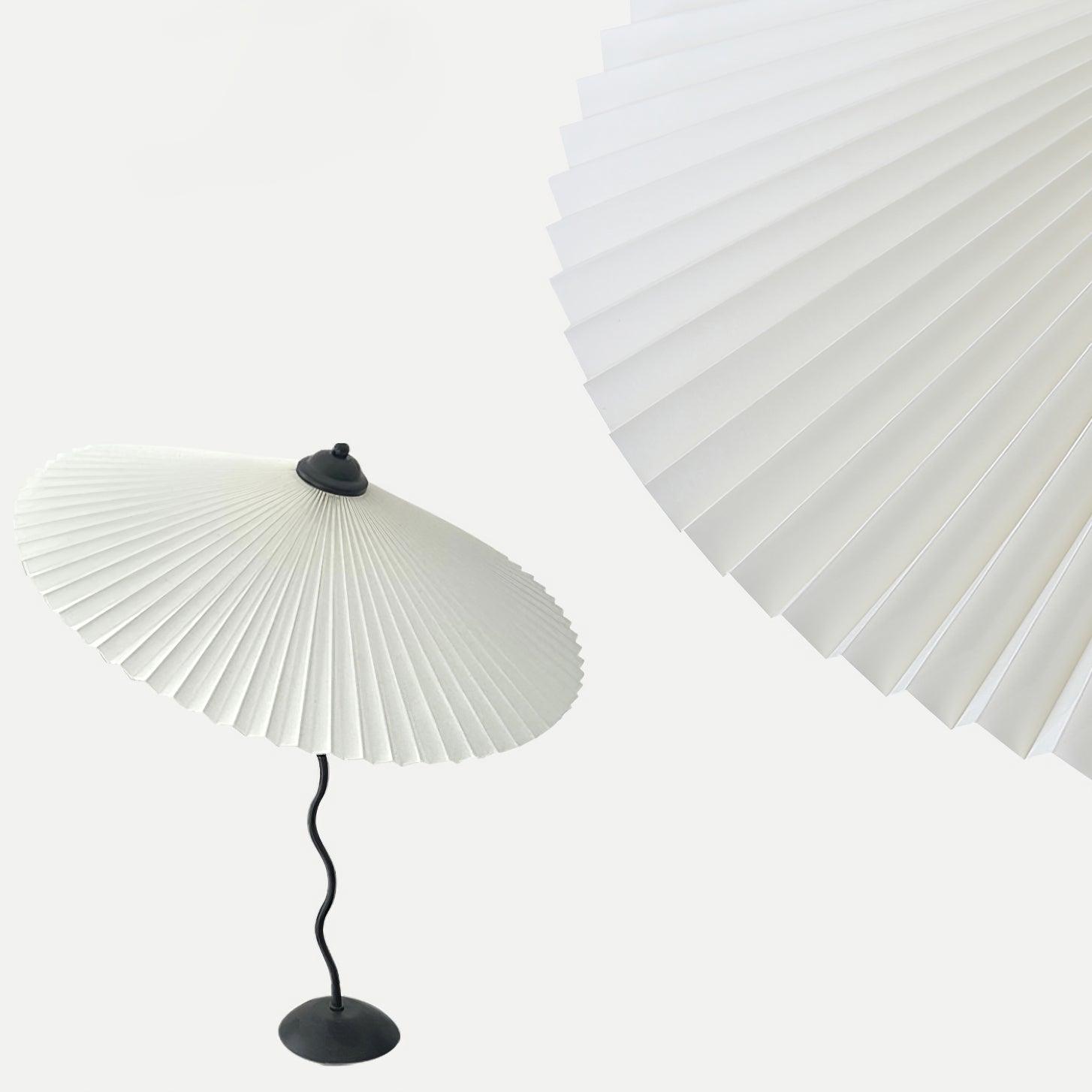 Krenis Fabric Artistic Table Lamp-Neutral Decor