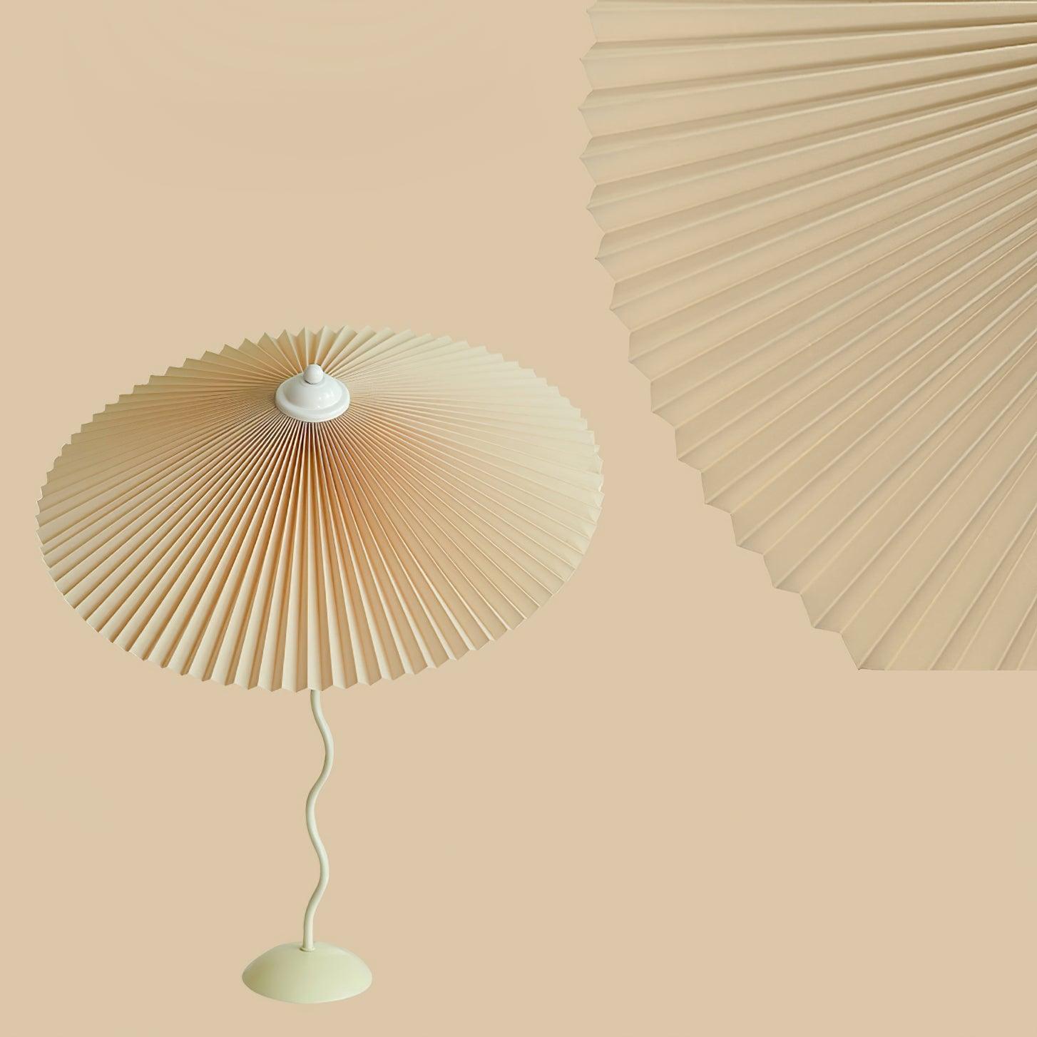 Krenis Fabric Artistic Table Lamp-Neutral Decor