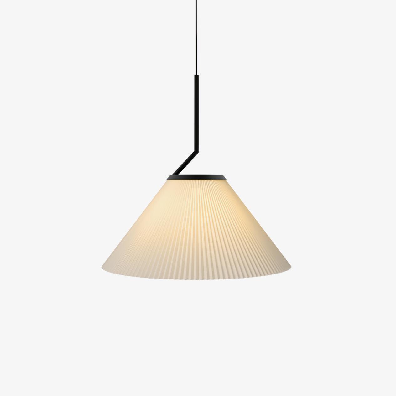 Tyrs Pleated Fabric Pendant Light-Neutral Decor