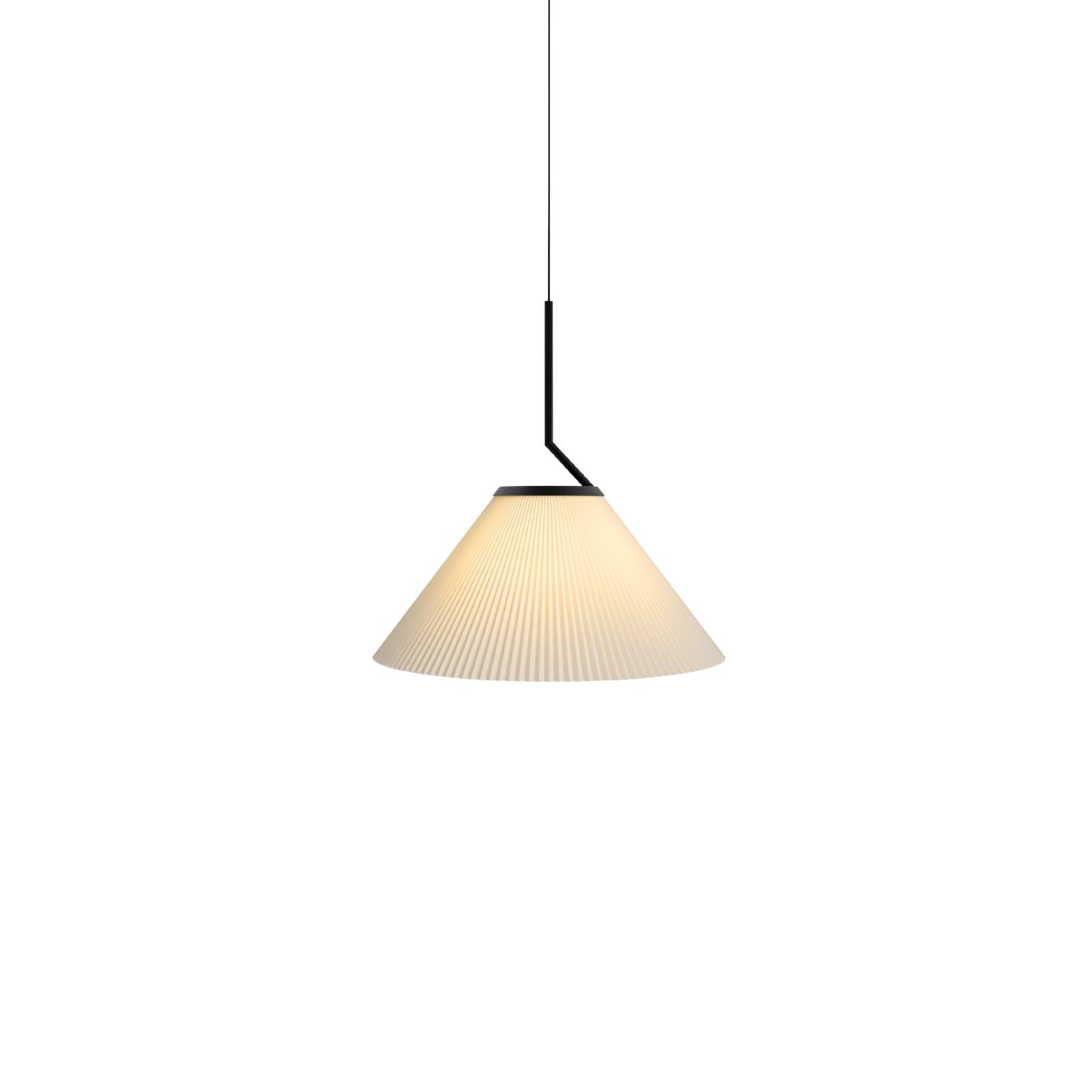 Tyrs Pleated Fabric Pendant Light-Neutral Decor