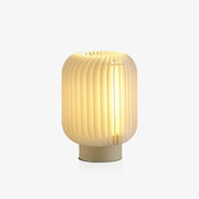 Thal Organic Pleated Table Lamp-Neutral Decor
