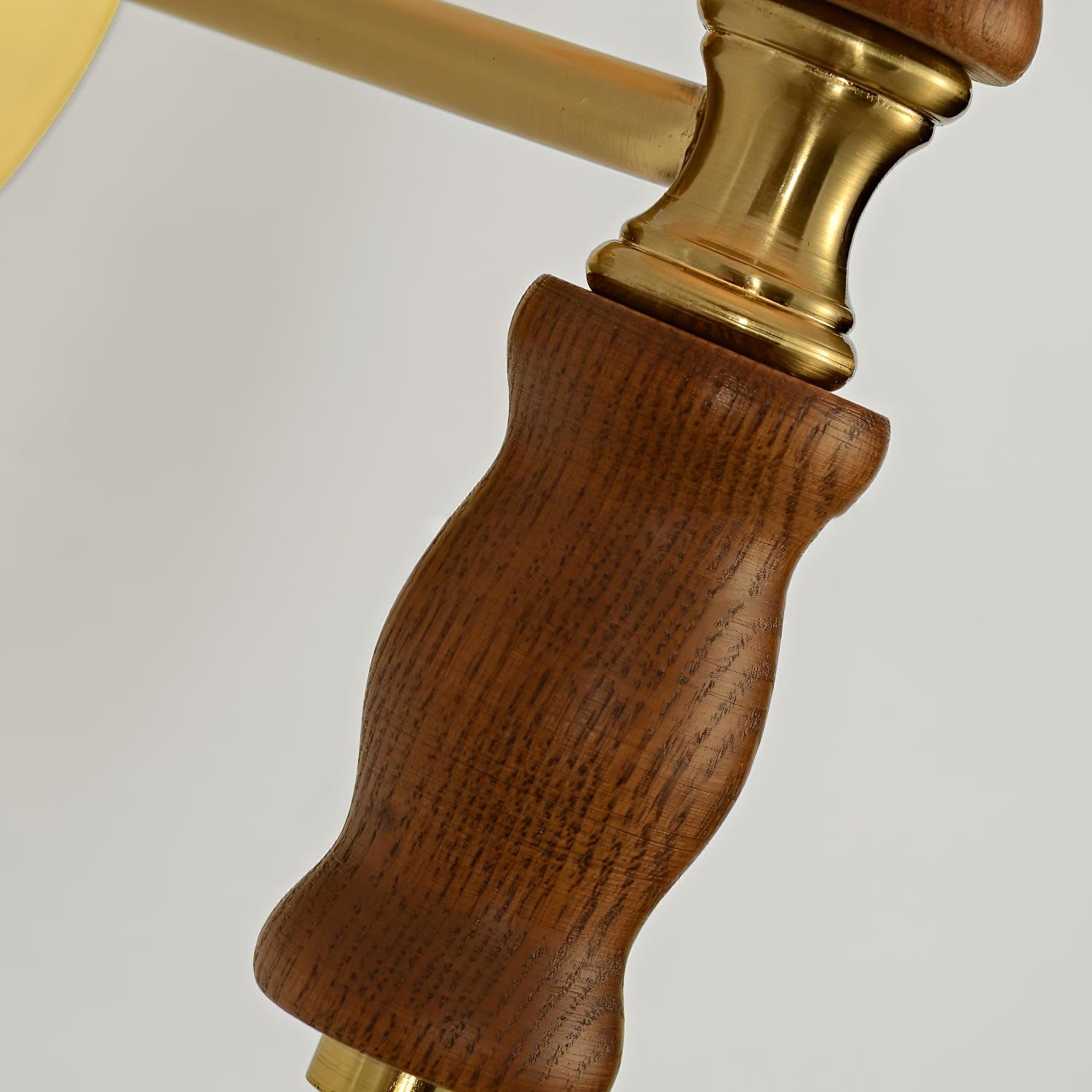 Liroxen Vintage Industrial Pleated Walnut Fabric Wall Light-Neutral Decor