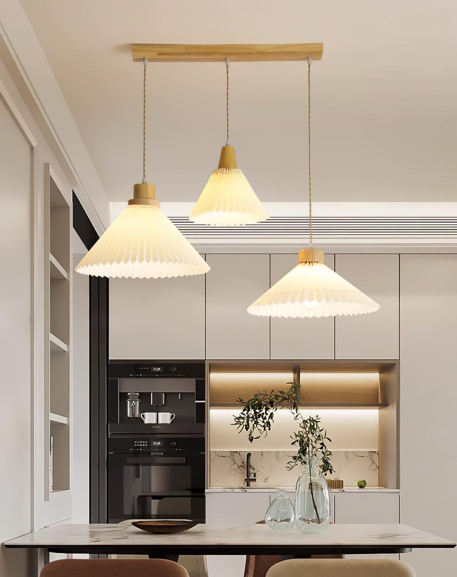 Flora Modern Wood Pendant Light-Neutral Decor