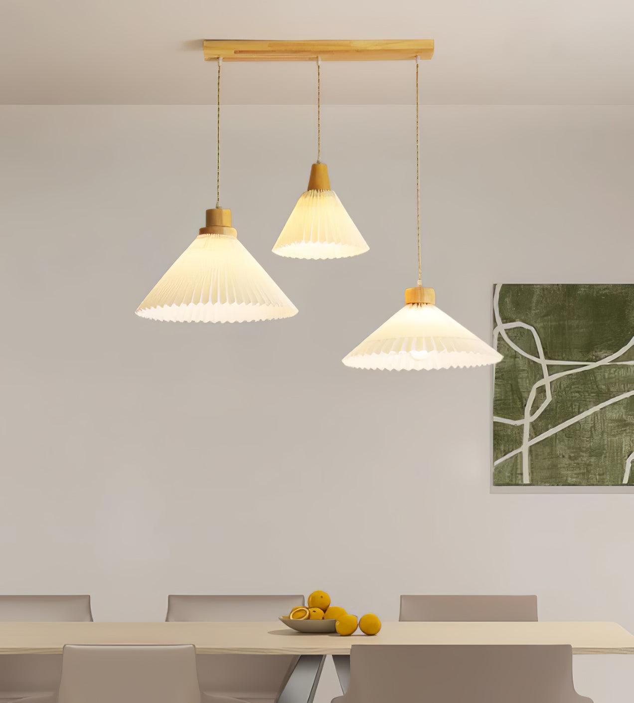 Flora Modern Wood Pendant Light-Neutral Decor