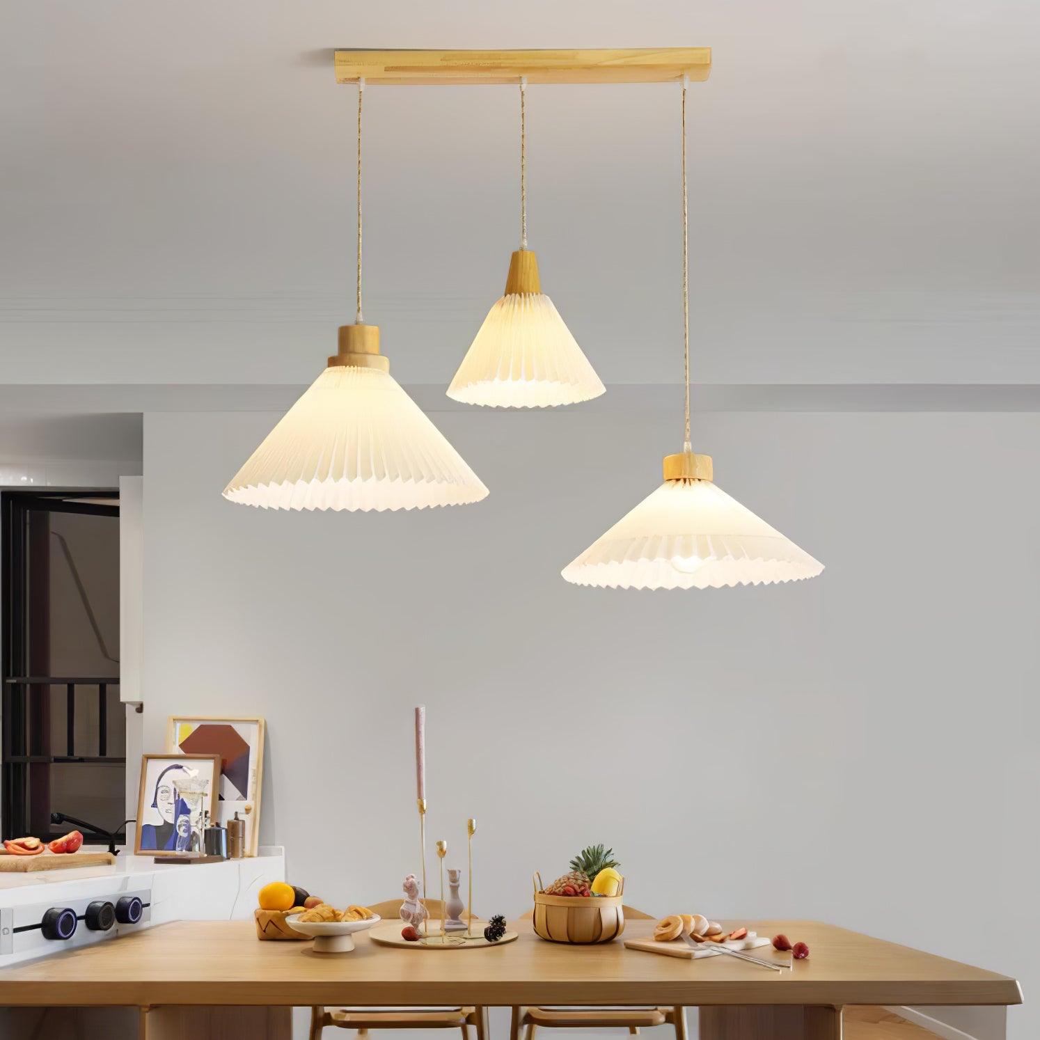 Flora Modern Wood Pendant Light-Neutral Decor