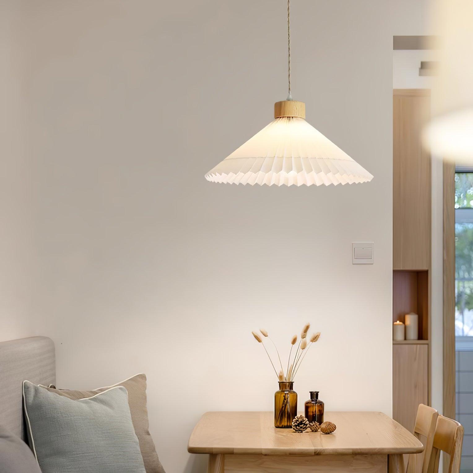 Flora Modern Wood Pendant Light-Neutral Decor