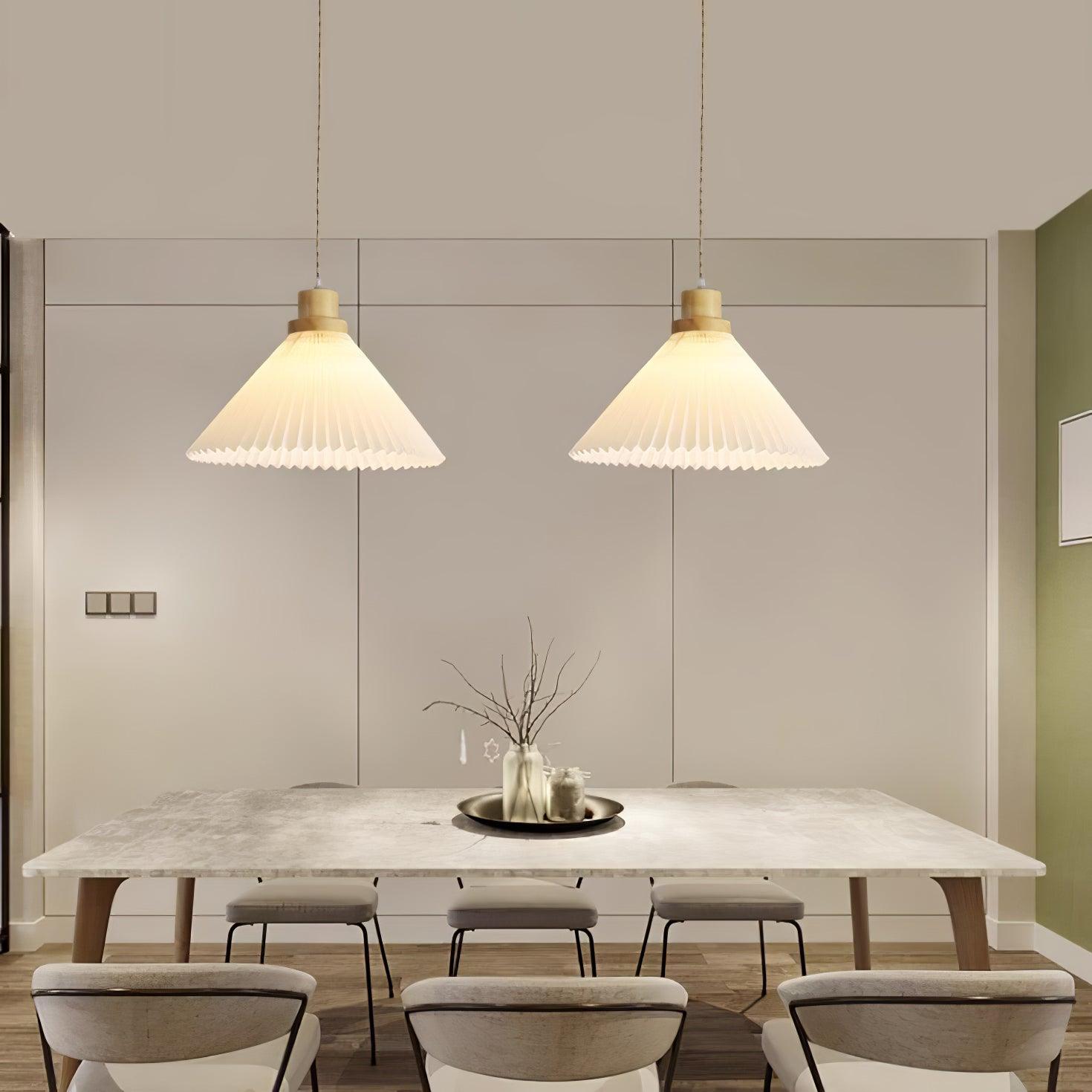 Flora Modern Wood Pendant Light-Neutral Decor