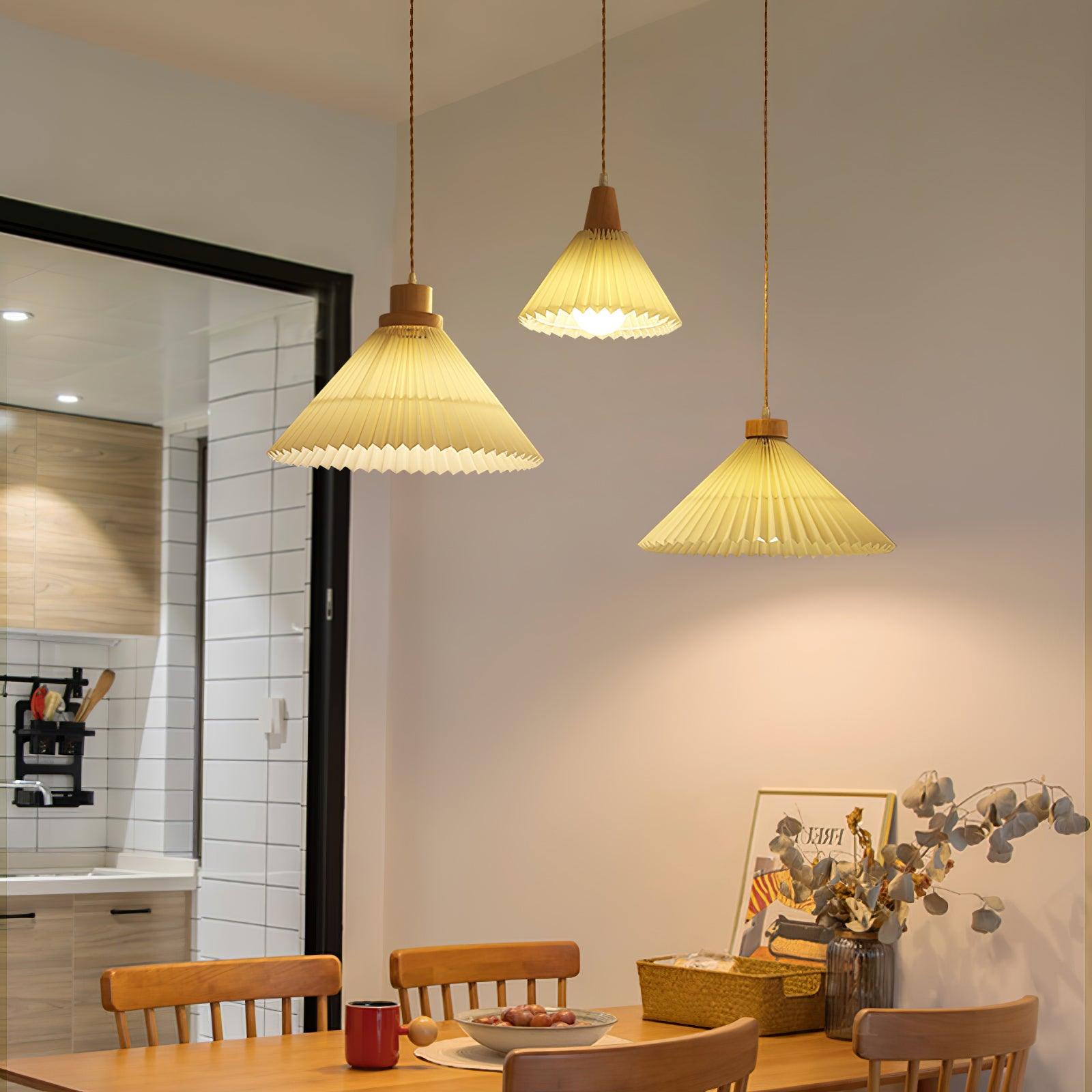Flora Modern Wood Pendant Light-Neutral Decor