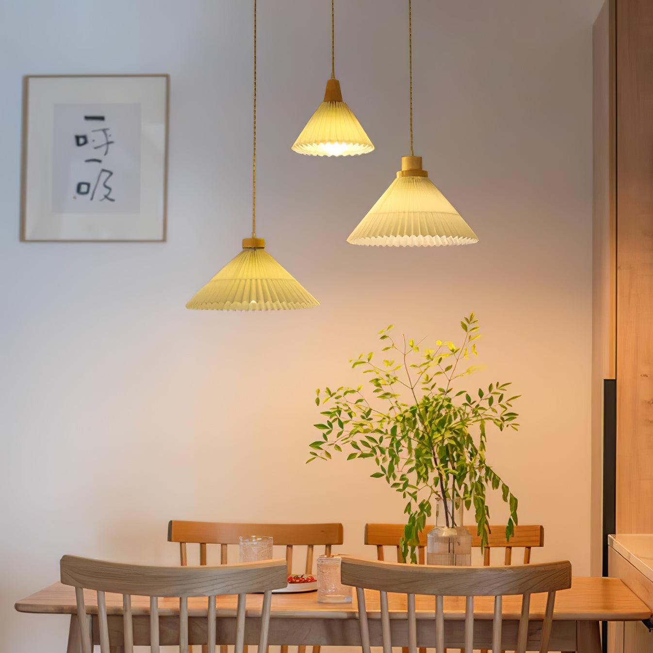 Flora Modern Wood Pendant Light-Neutral Decor