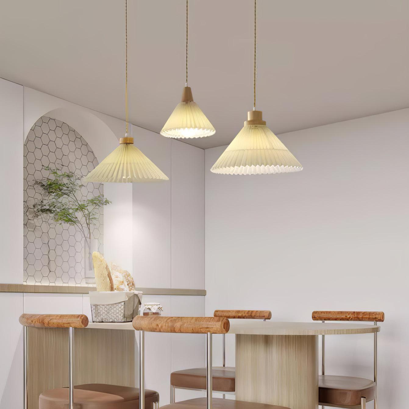 Flora Modern Wood Pendant Light-Neutral Decor