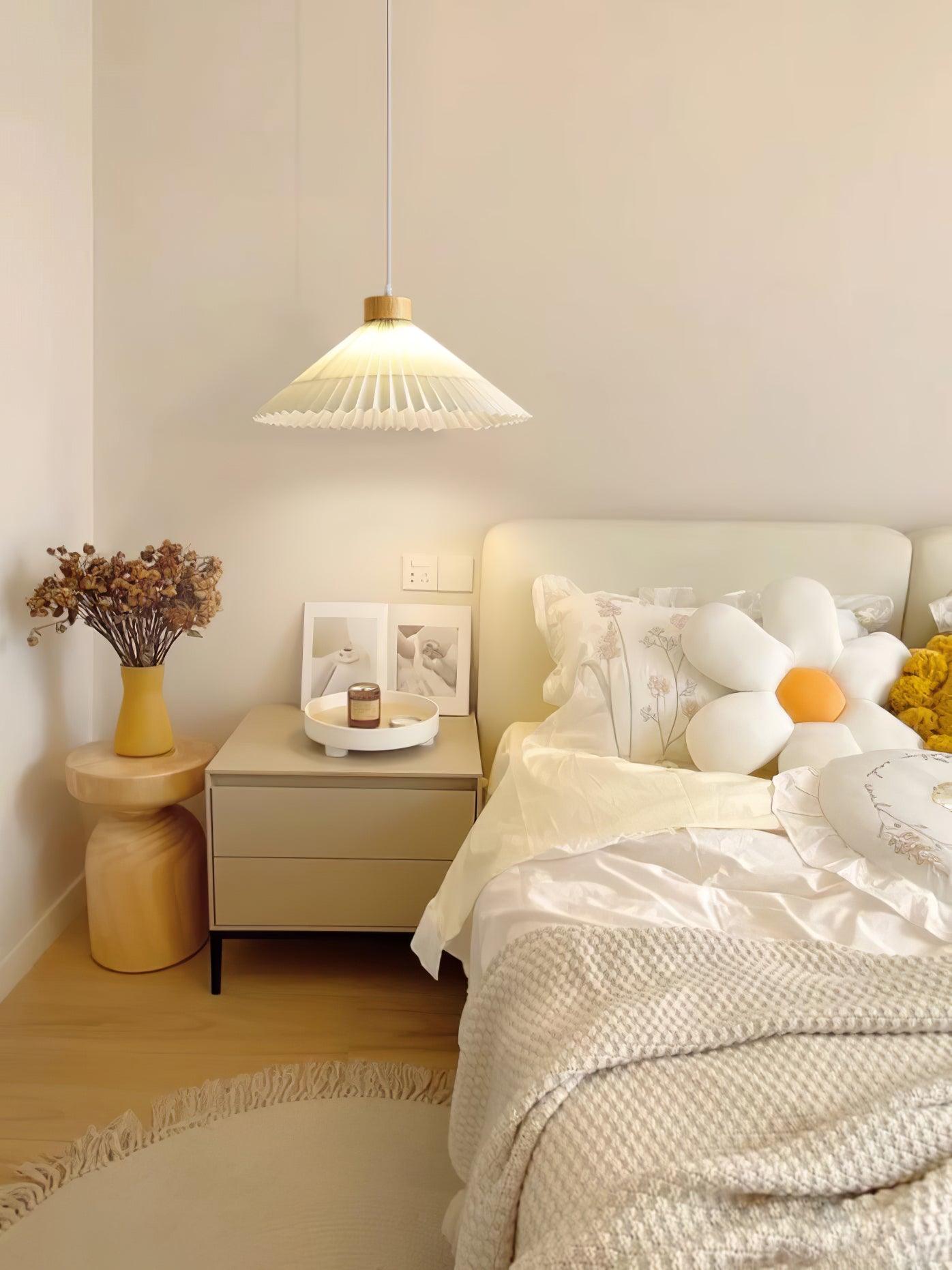 Flora Modern Wood Pendant Light-Neutral Decor