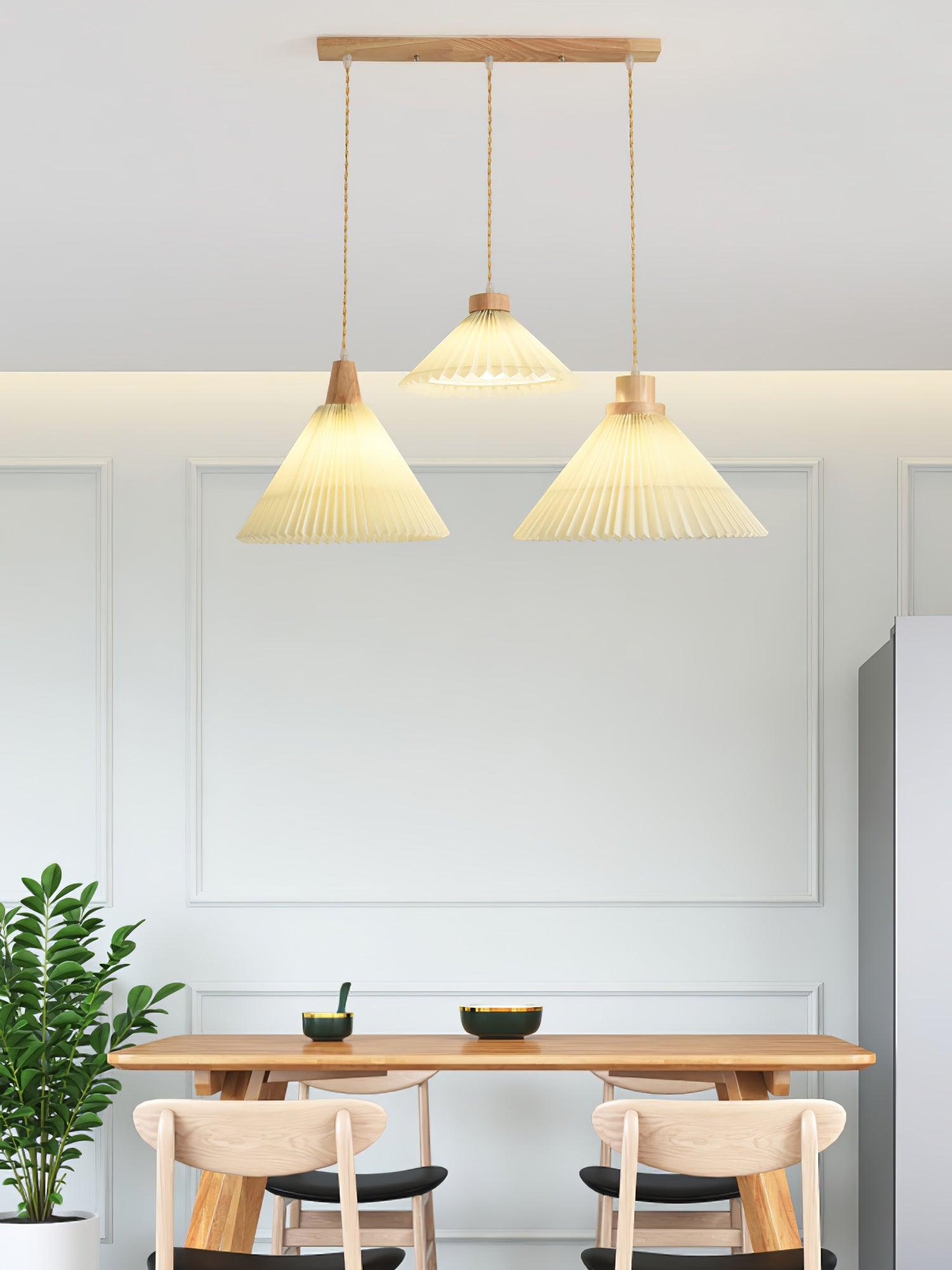 Flora Modern Wood Pendant Light-Neutral Decor