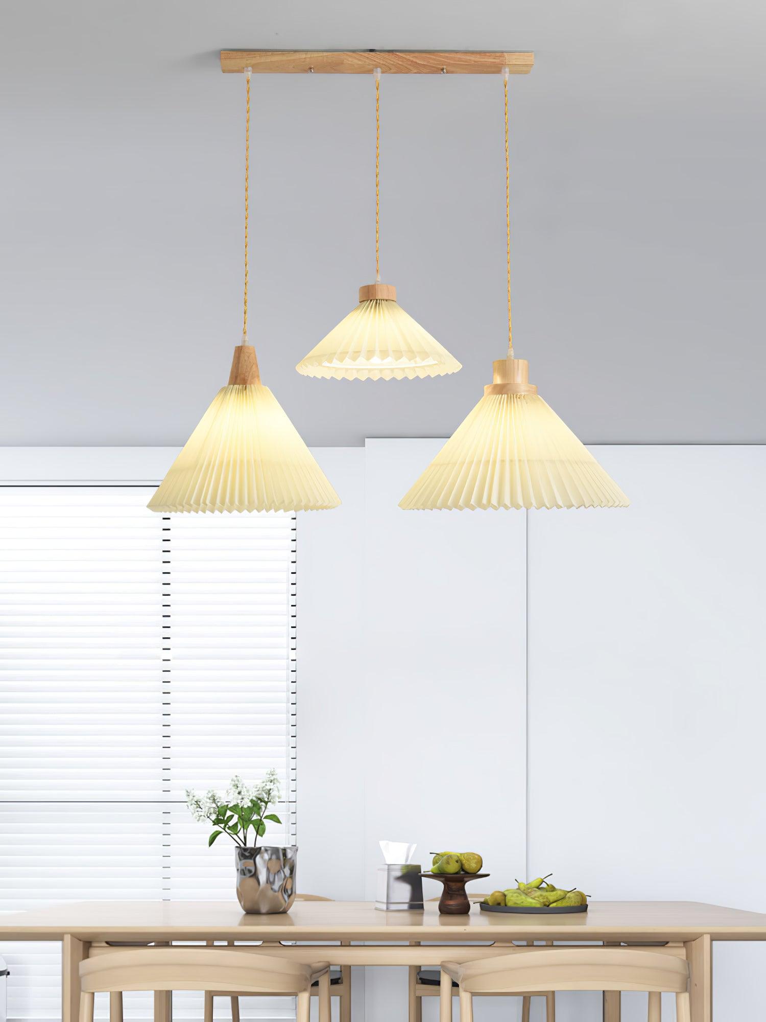 Flora Modern Wood Pendant Light-Neutral Decor