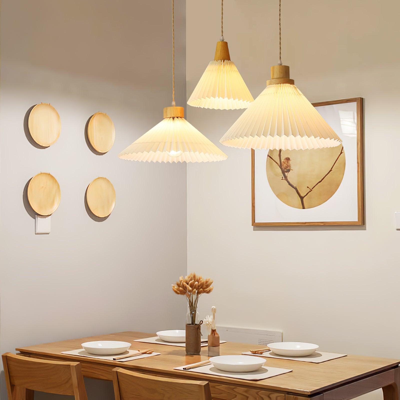 Flora Modern Wood Pendant Light-Neutral Decor