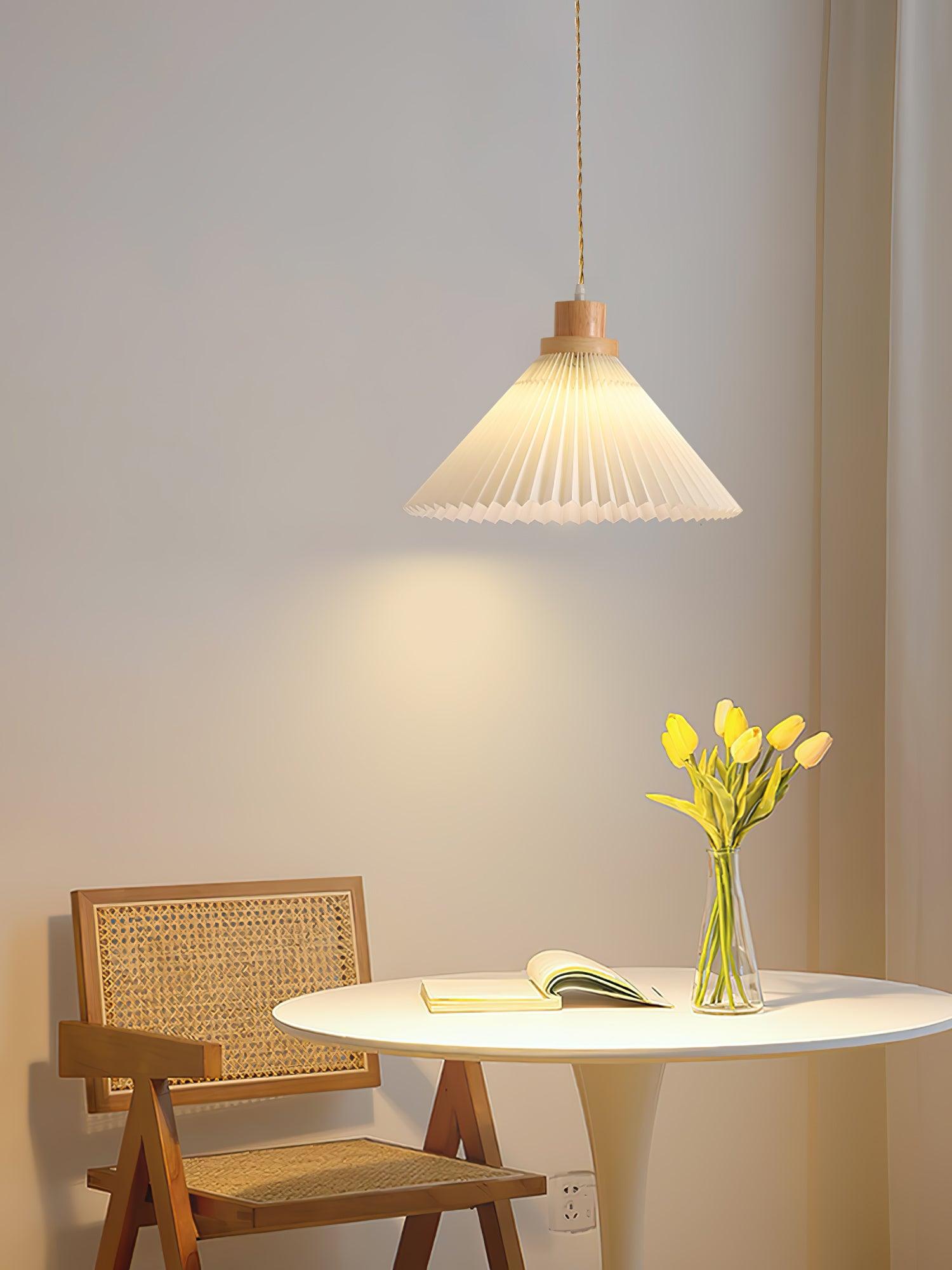 Flora Modern Wood Pendant Light-Neutral Decor