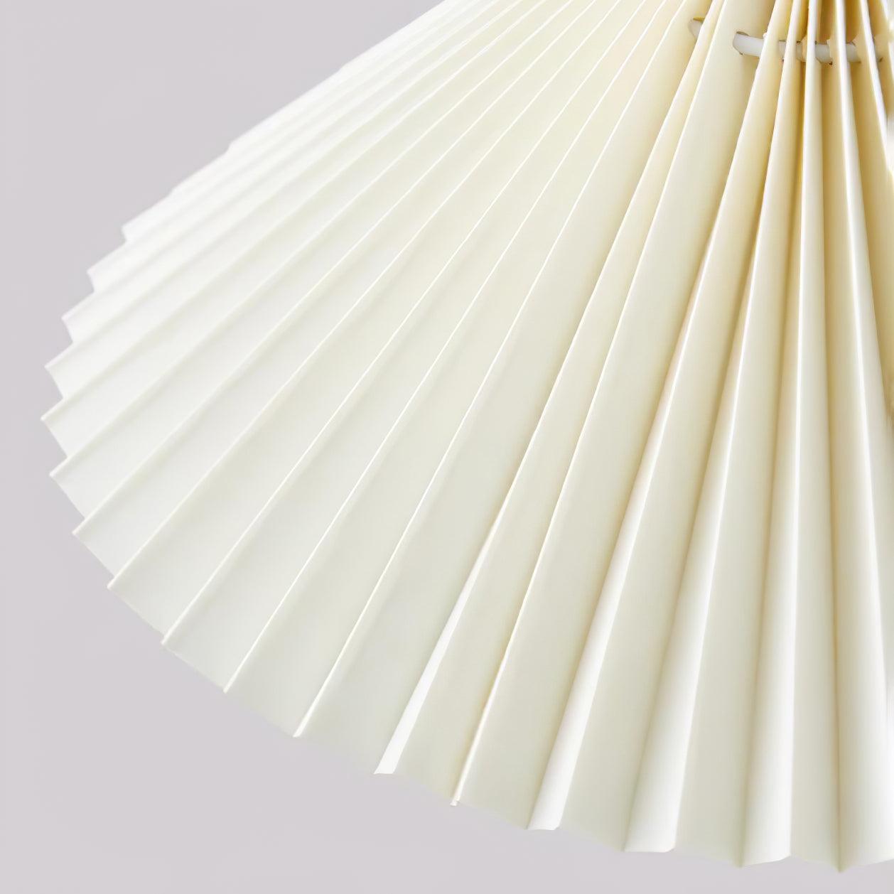 Mordan Premium Elegance Pleated Walnut Wooden Wall Lamp-Neutral Decor