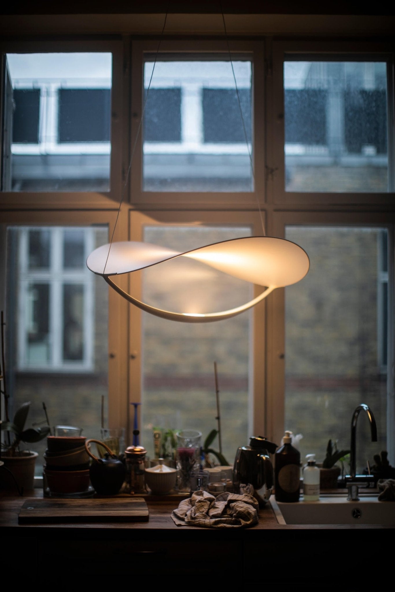Mune PVC Pendant Light-Neutral Decor