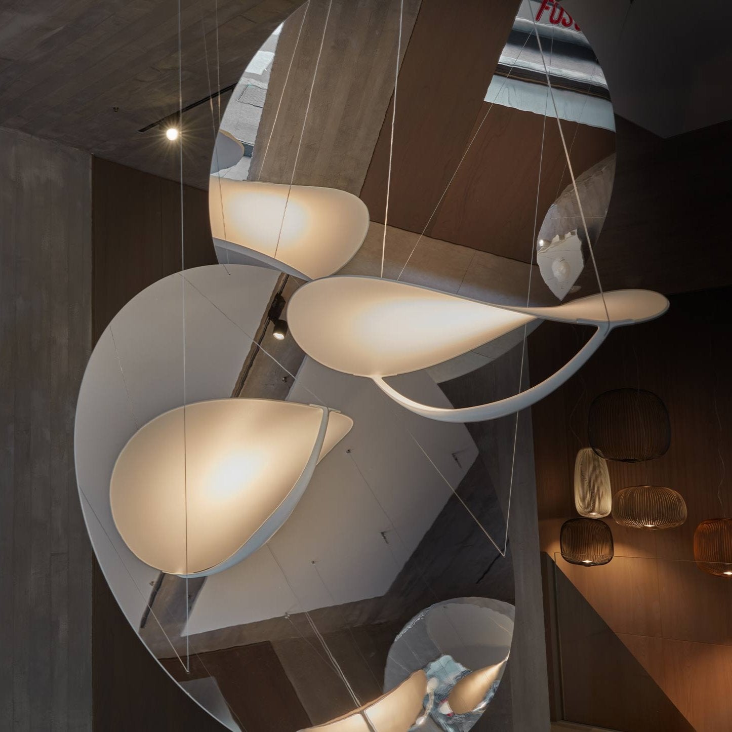 Mune PVC Pendant Light-Neutral Decor