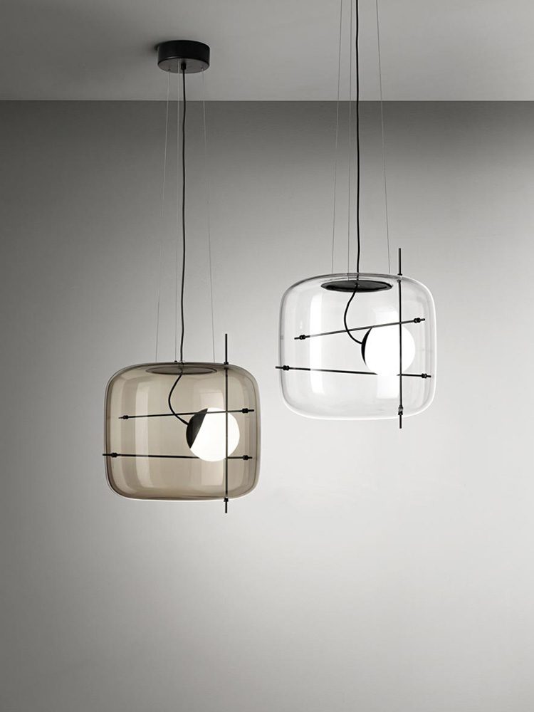 Ivex Glass Contemporary Pendant Light-Neutral Decor