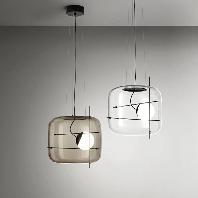 Ivex Glass Contemporary Pendant Light-Neutral Decor