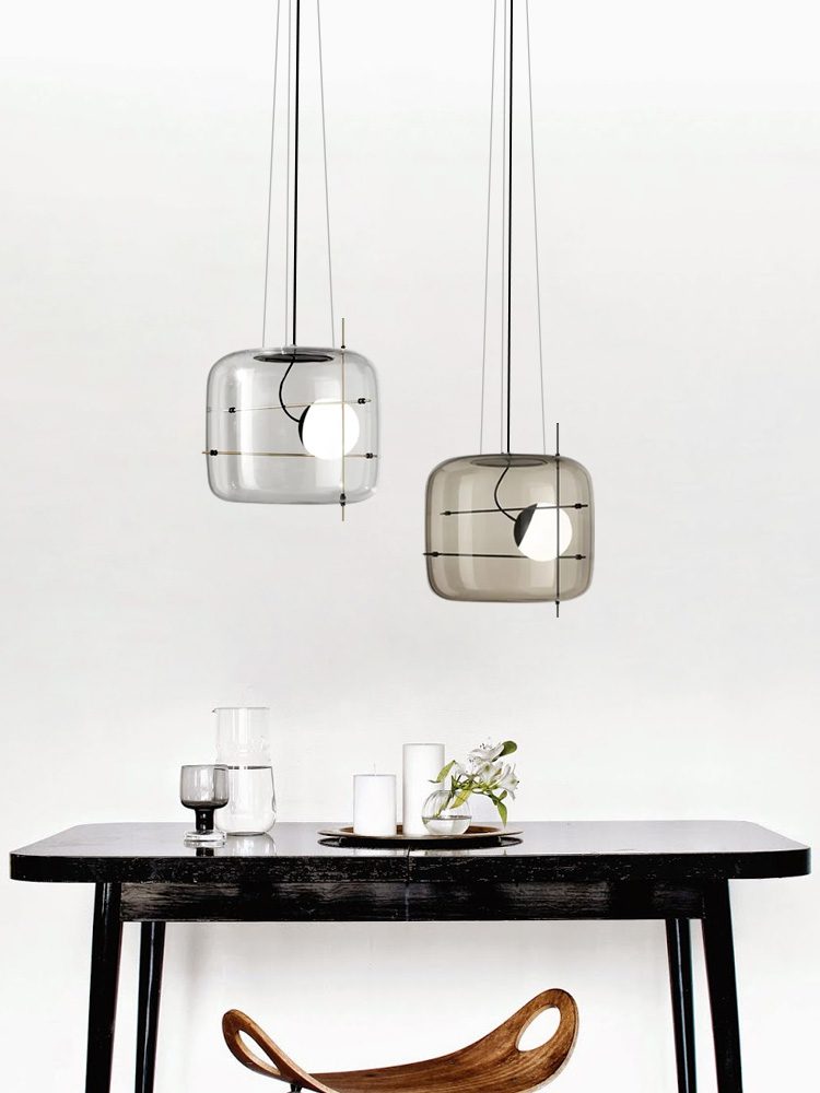 Ivex Glass Contemporary Pendant Light-Neutral Decor