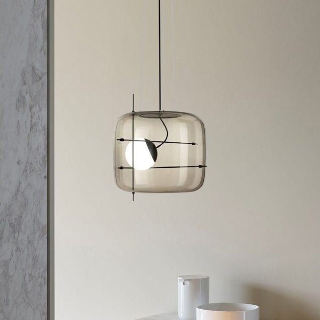 Ivex Glass Contemporary Pendant Light-Neutral Decor