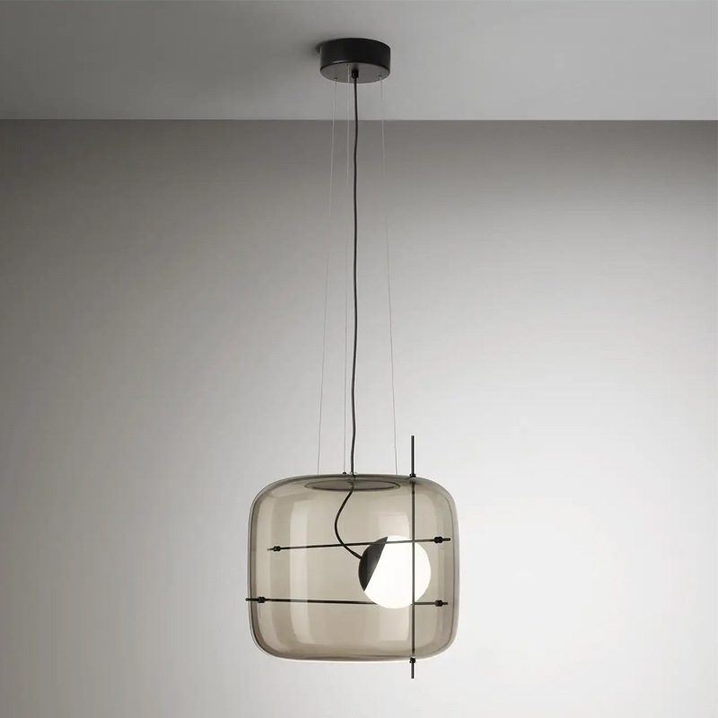 Ivex Glass Contemporary Pendant Light-Neutral Decor