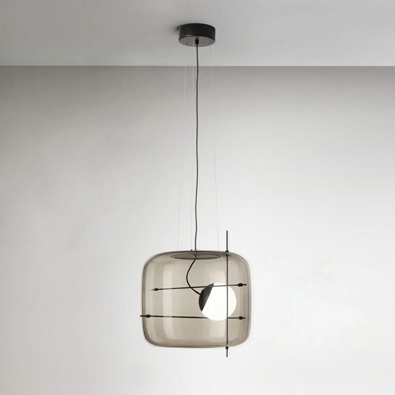 Ivex Glass Contemporary Pendant Light-Neutral Decor