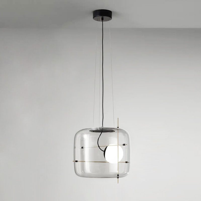 Ivex Glass Contemporary Pendant Light-Neutral Decor