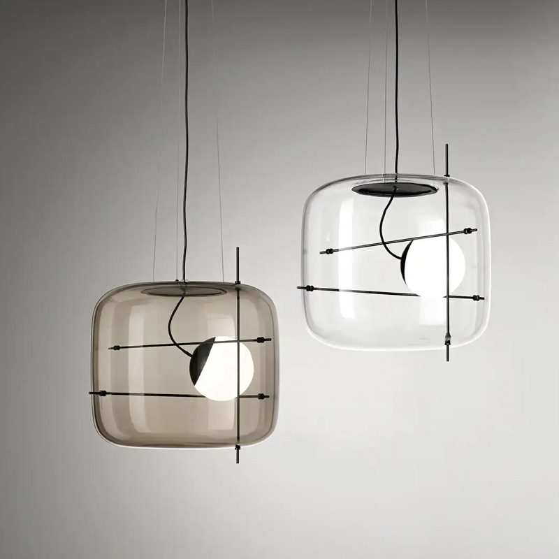 Ivex Glass Contemporary Pendant Light-Neutral Decor