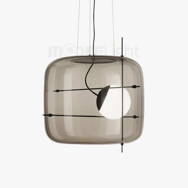 Ivex Glass Contemporary Pendant Light-Neutral Decor