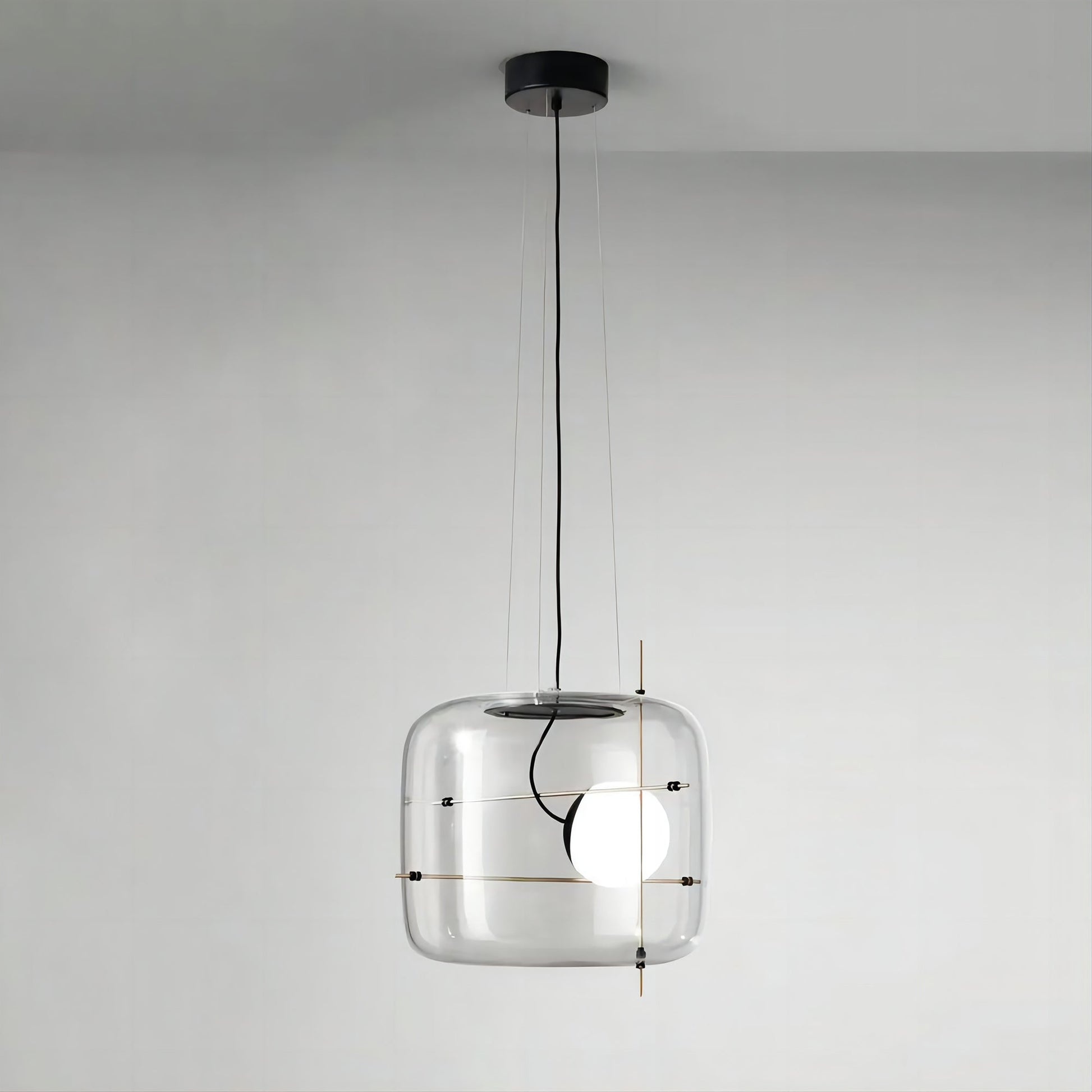 Ivex Glass Contemporary Pendant Light-Neutral Decor