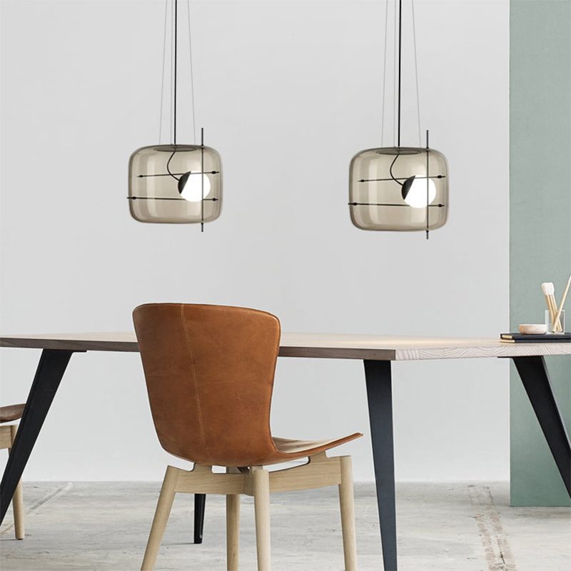 Ivex Glass Contemporary Pendant Light-Neutral Decor