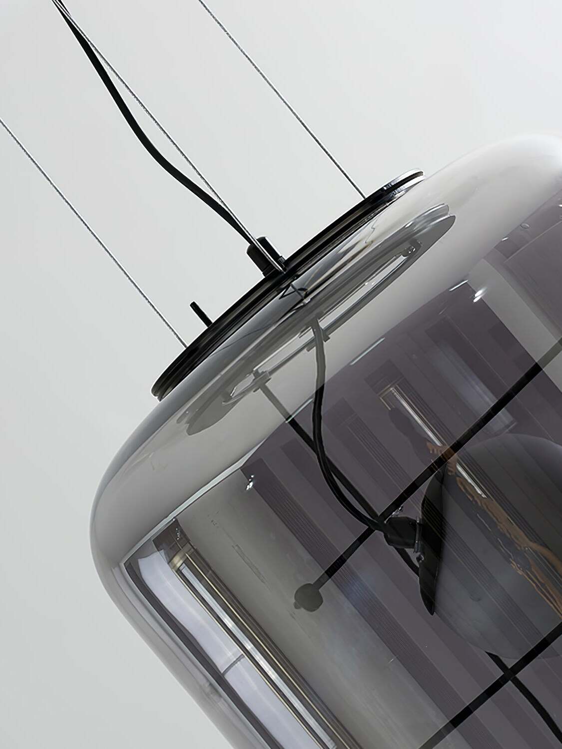 Ivex Glass Contemporary Pendant Light-Neutral Decor