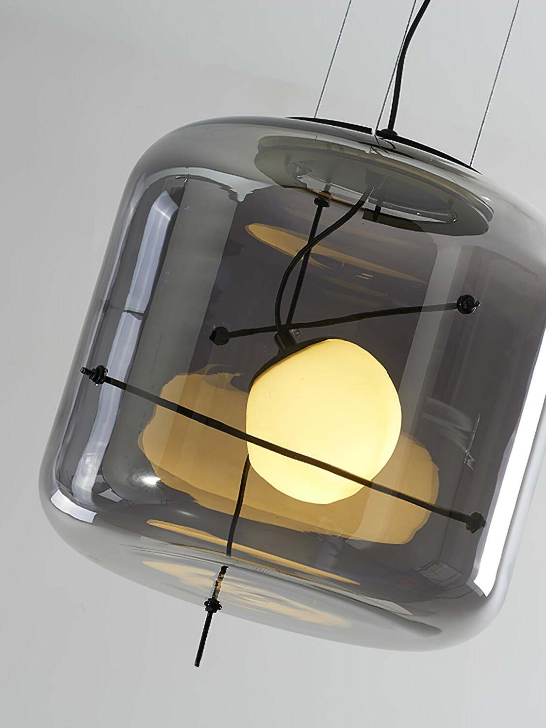 Ivex Glass Contemporary Pendant Light-Neutral Decor