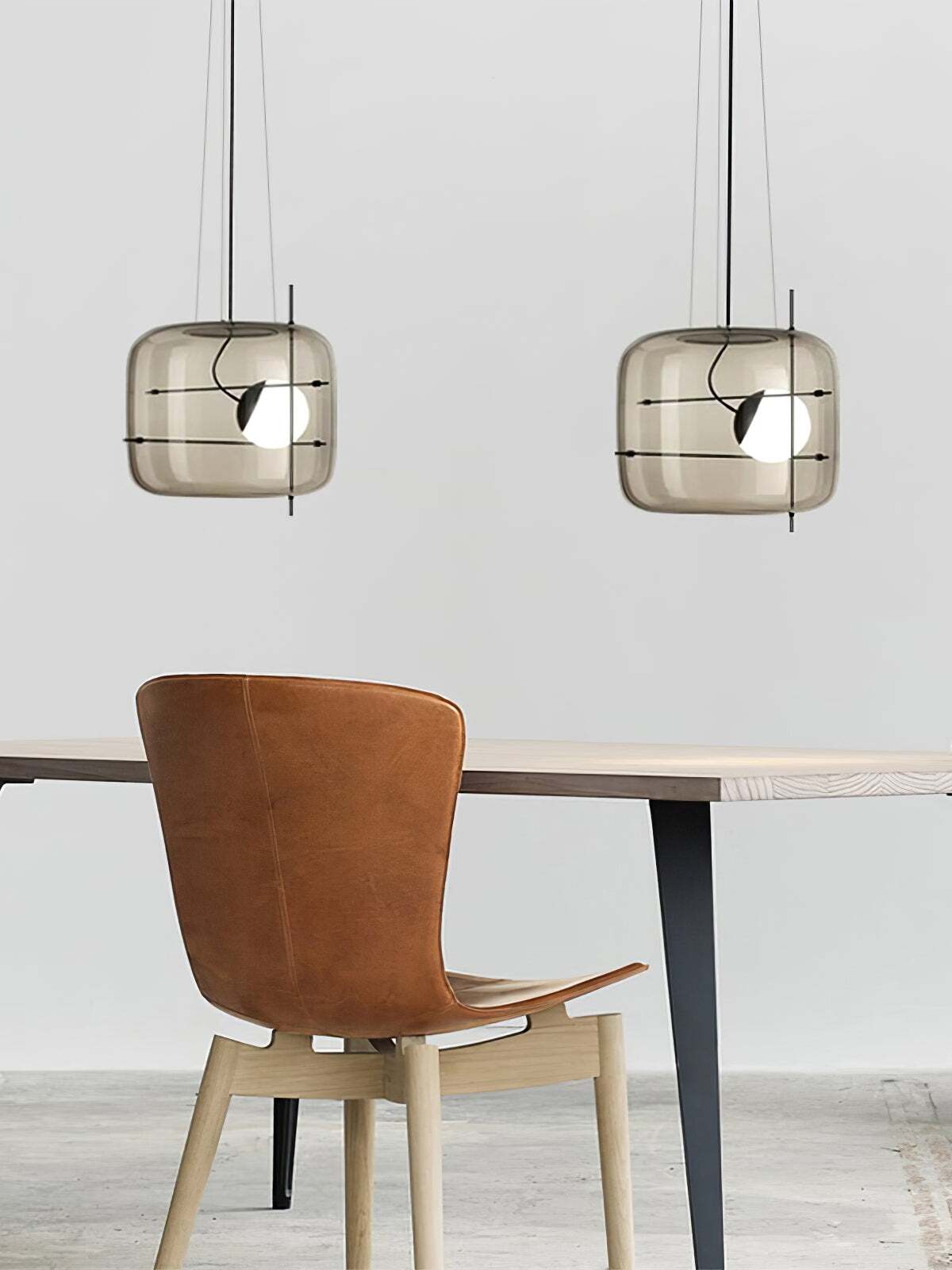 Ivex Glass Contemporary Pendant Light-Neutral Decor