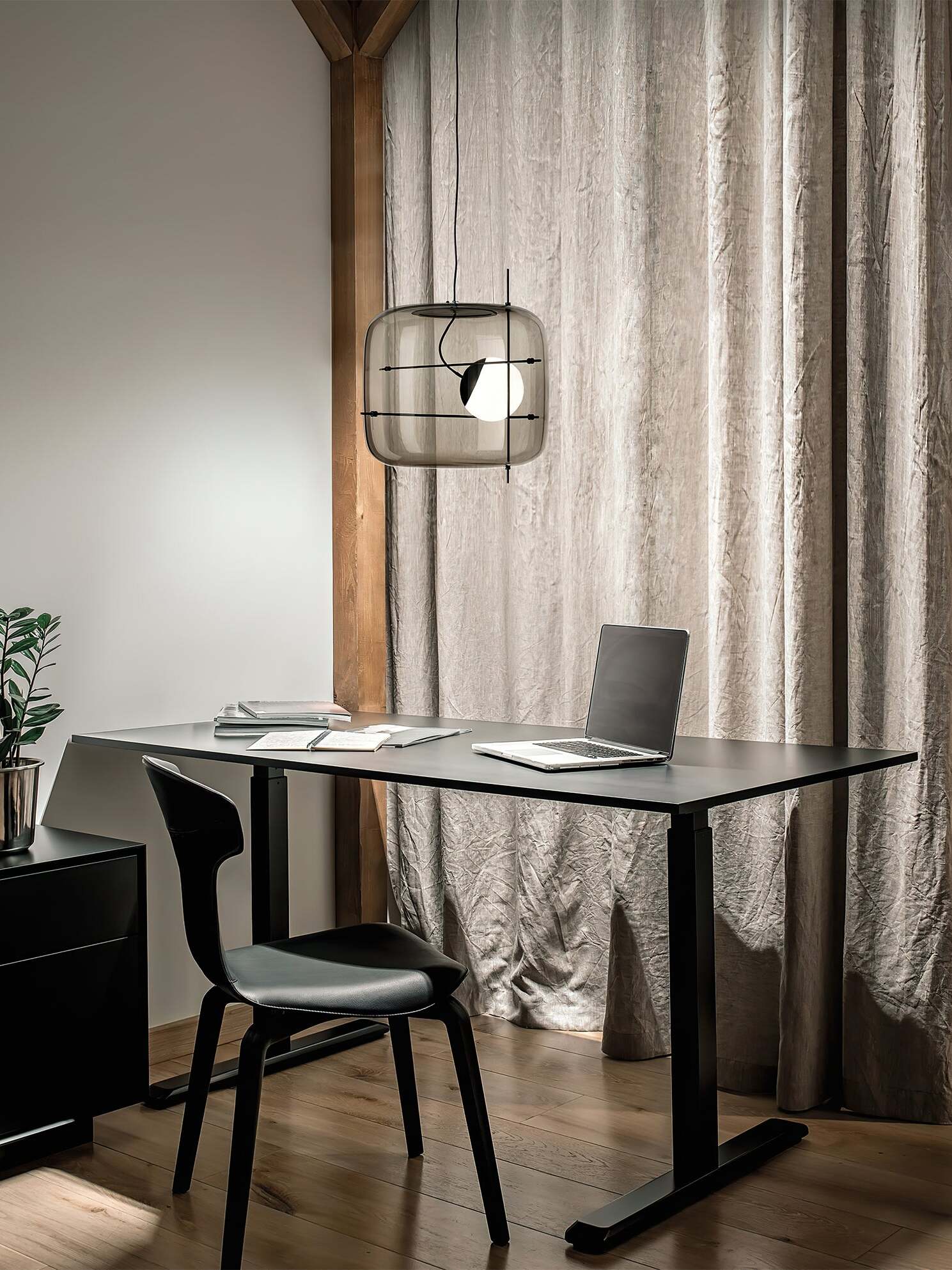 Ivex Glass Contemporary Pendant Light-Neutral Decor